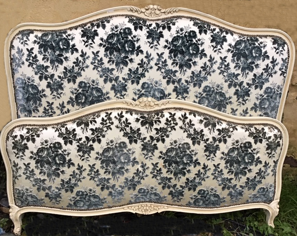 french louis xv double bed